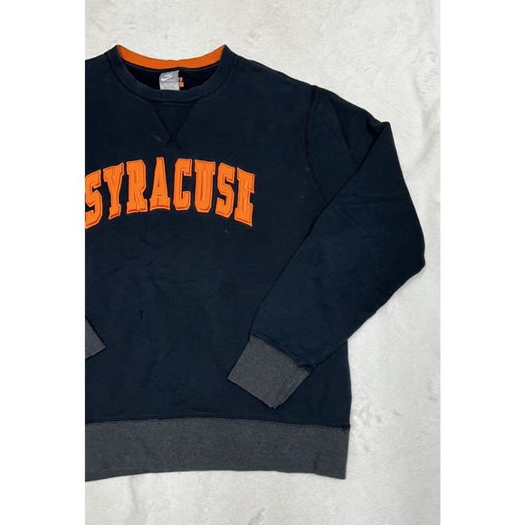 Nike Syracuse University NCAA Mens Size 2XL Crewneck Sweatshirt Black 477352-010 - Picture 3 of 11